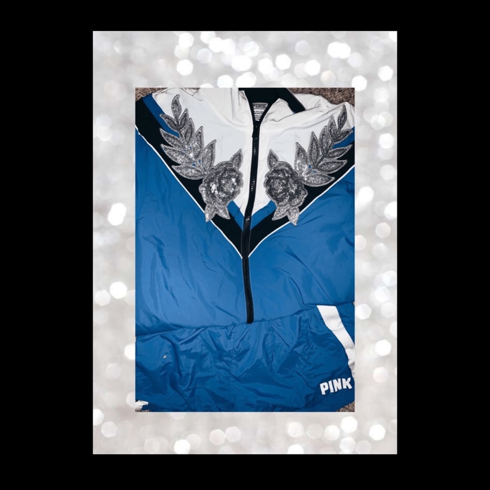 Victoria’s Secret PINK Bling Full-Zip + Shorts